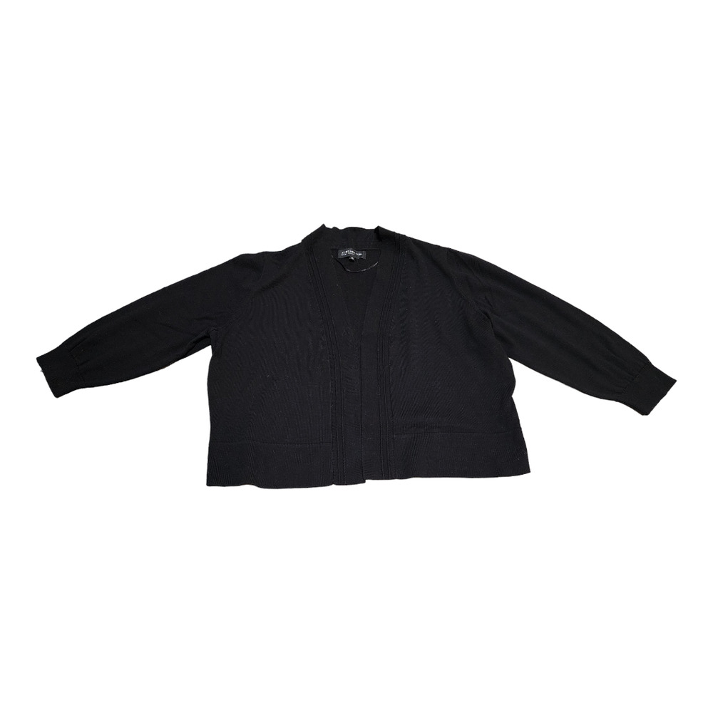Jones New York Dress Woman Open Front Cardigan Black 1X